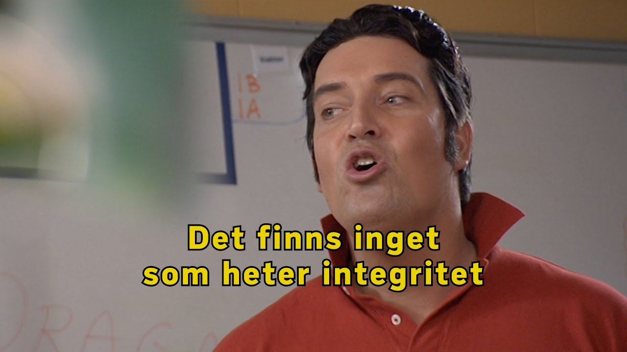 Det finns inget som kallas integritet