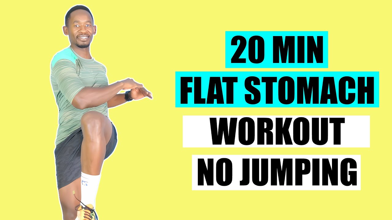 20 Minute No Jumping Workout to Flatten Your Belly - No Weights