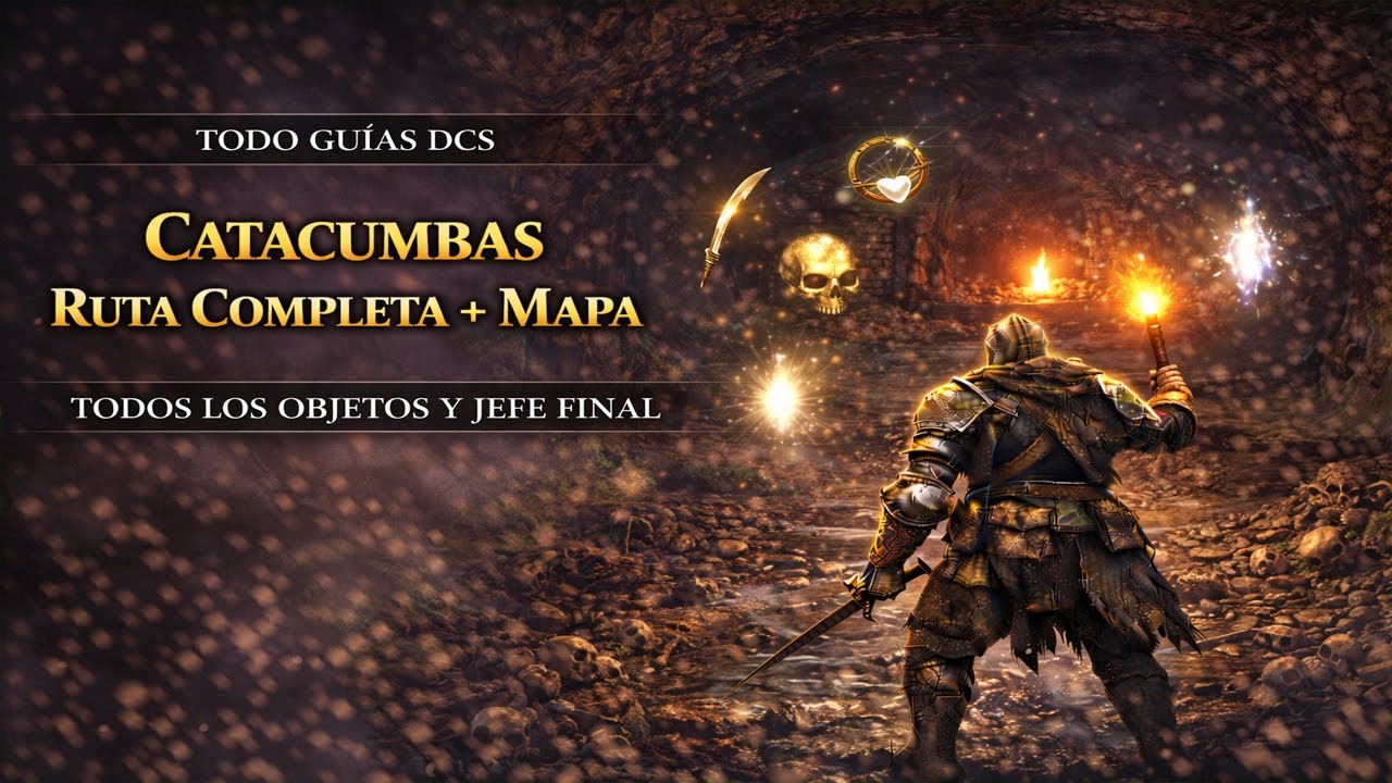La ruta completa de las catacumbas con mapa  todos los objetos y jefe final | Todo Guías DCS