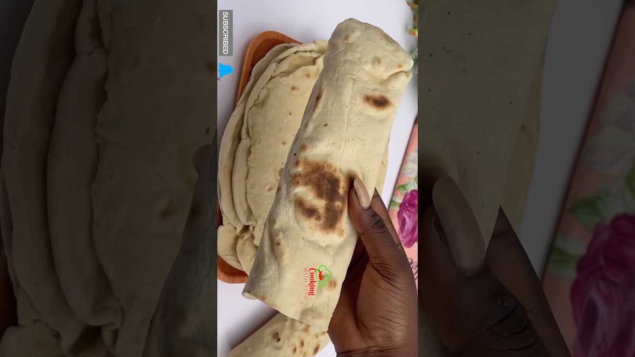 Homemade Shawarma bread/ wrap recipe | pita bread recipe #ghana #shawarma #shortfeed
