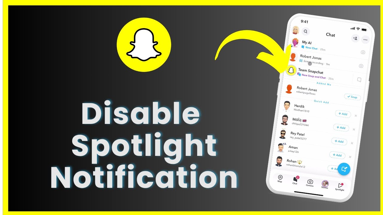 How To Disable Spotlight Notifications on Snapchat