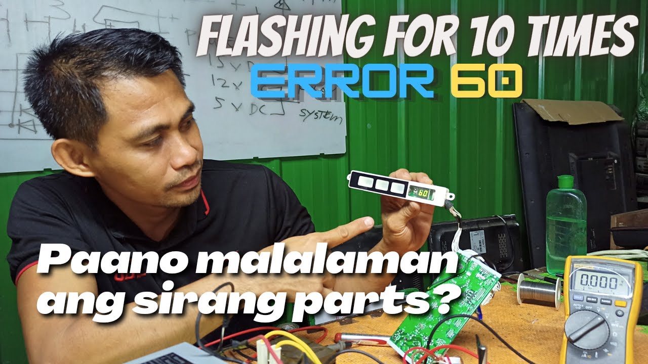 ERROR 60 | FLASHING 10 TIMES | HITACHI AIRCON
