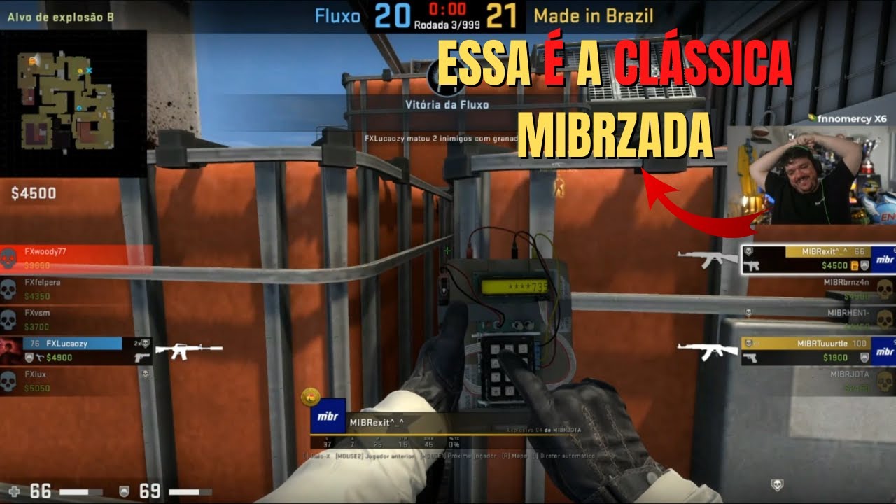 GAULES: A CL&Aacute;SSICA MIBRZADA! Fluxo vs Mibr