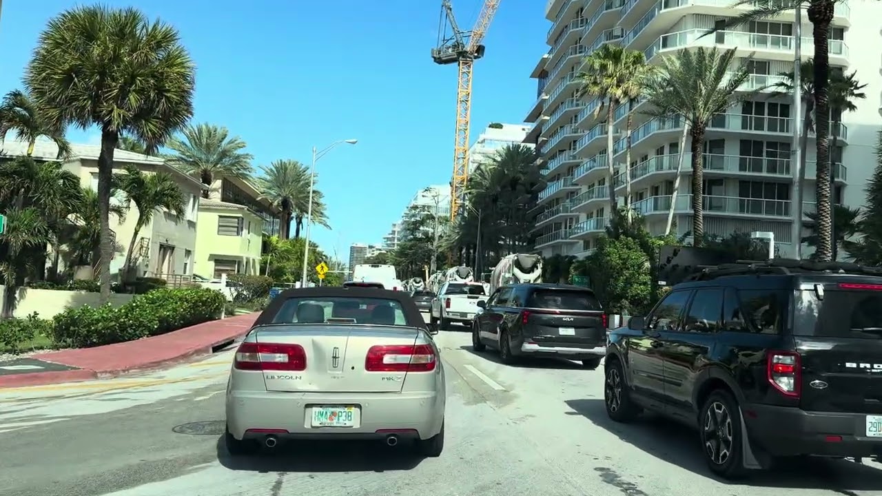 Driving from Miami Beach(North Beach) to Downtown North Miami