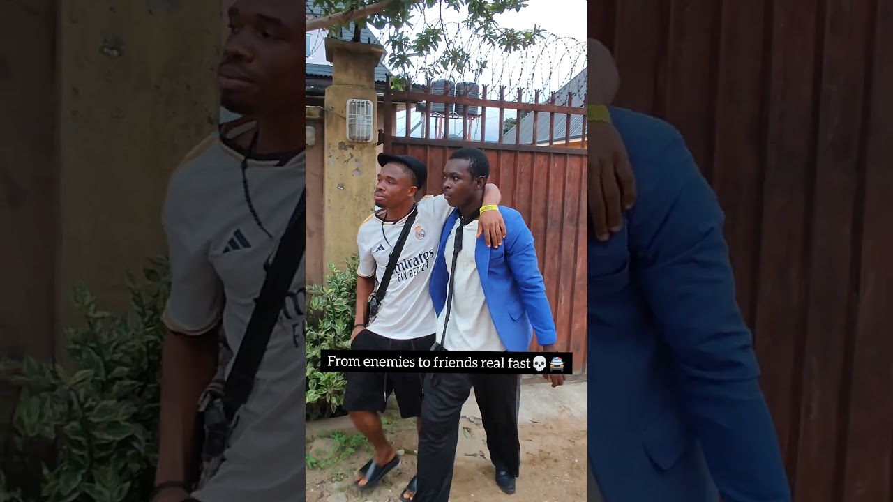 from enemies to friends real fast 💀🚔 #comedy #tundeednut