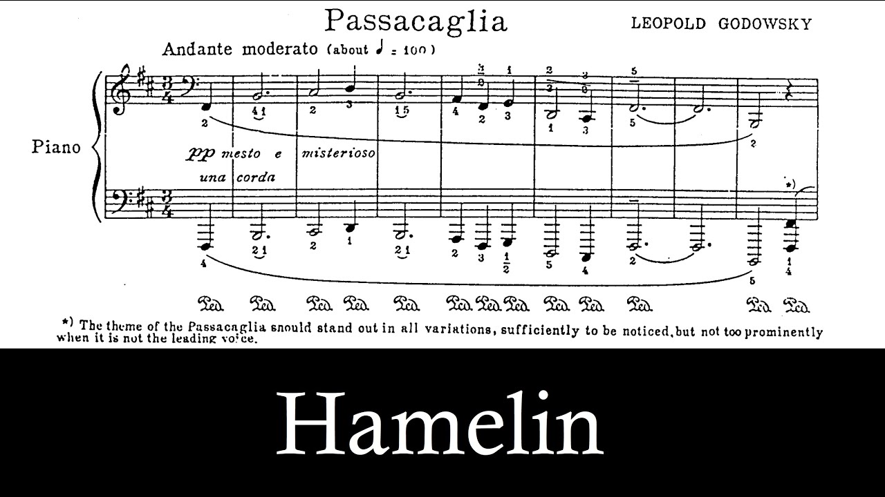 Leopold Godowsky - Passacaglia based on Schubert's 