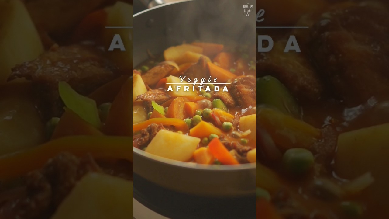 Veggie Afritada Recipe #veganrecipes #food #filipino #afritada #tofu