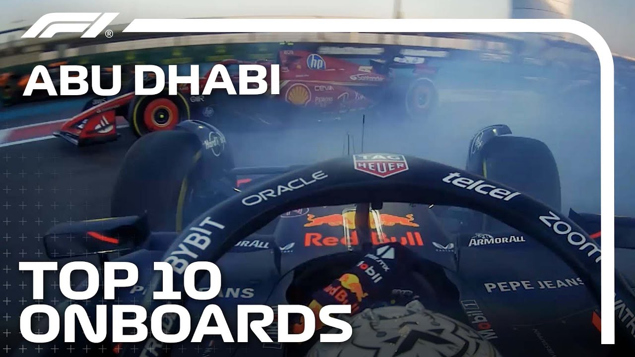 Hamilton's Final Mercedes Moments & Top 10 Onboards | 2024 Abu Dhabi Grand Prix | Qatar Airways