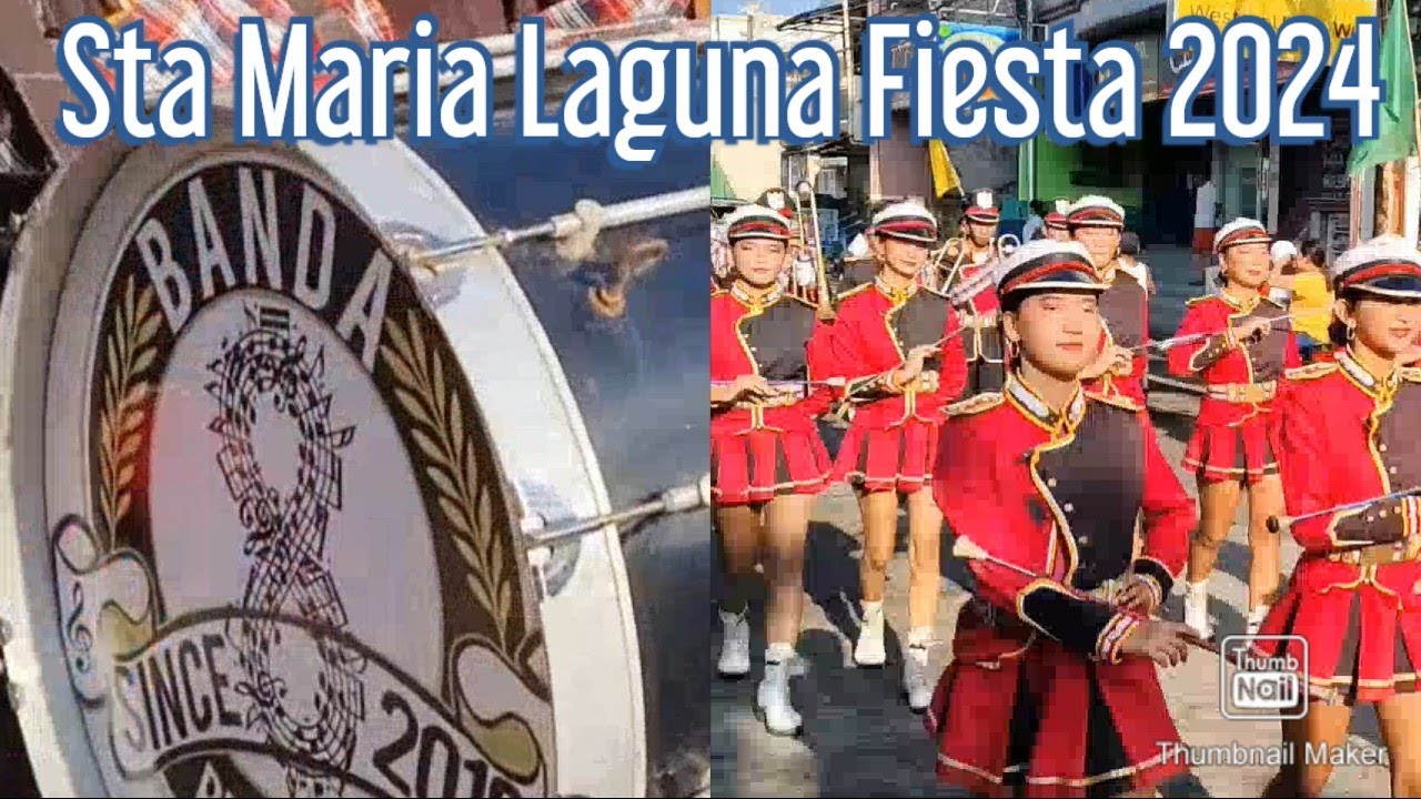 Banda 8 Paete Laguna | Sta Maria Laguna Fiesta 2024 | Parade