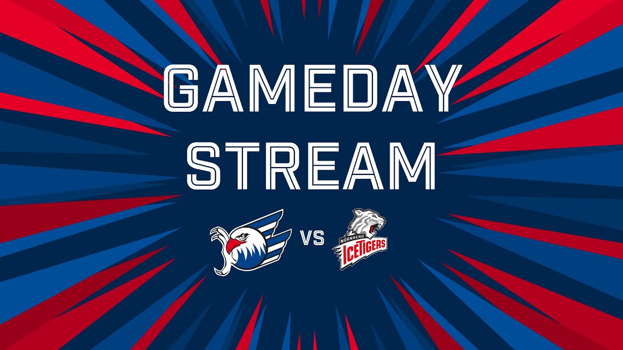 Gameday-Stream: Adler Mannheim VS. Nürnberg Ice Tigers