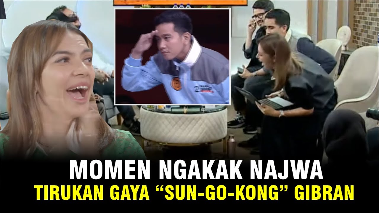 GIBRAN JADI LUCU LUCUAN: NAJWA TIRUKAN GAYA SUN-GO-KONG GIBRAN