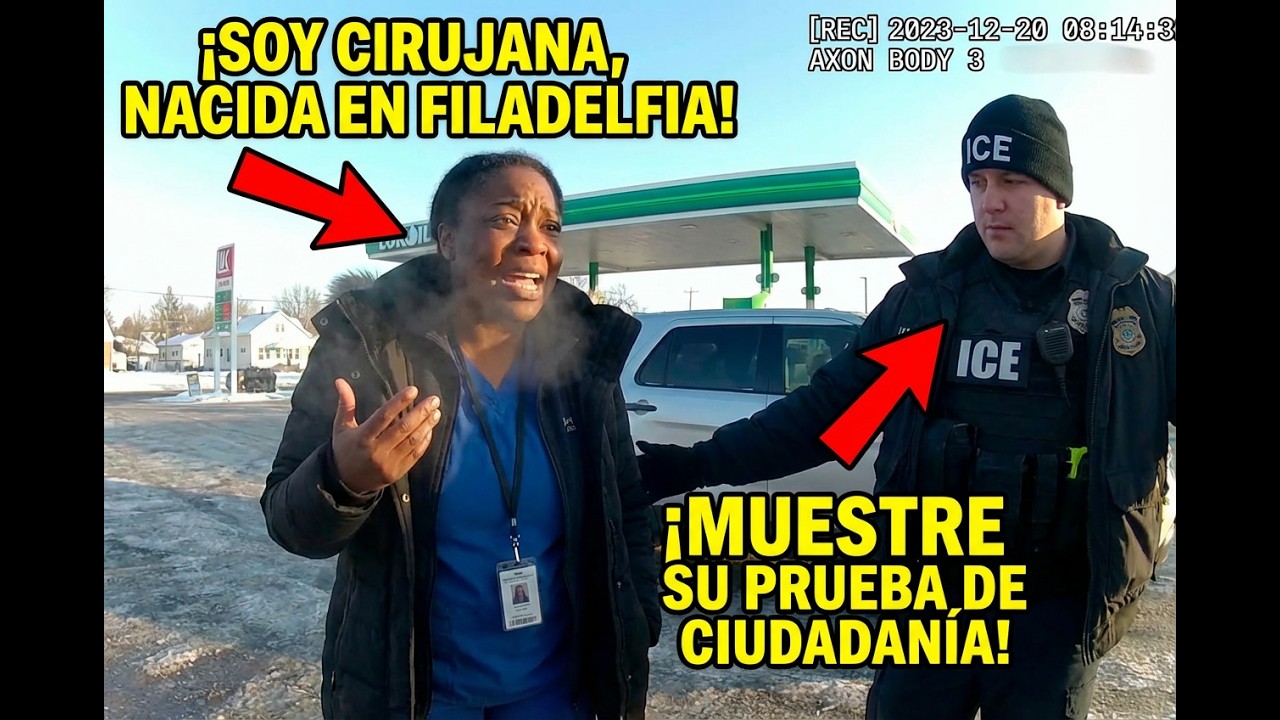 ICE detiene a cirujano negro en camino al trabajo; pide papeles, gana $8.8M.
