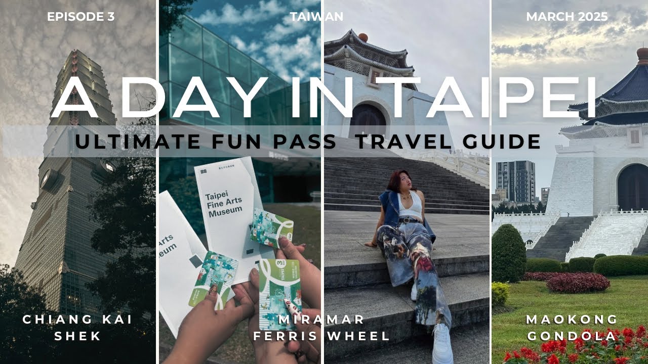 Taipei, Taiwan Travel Vlog 🇹🇼 | FREE activities around Taiwan | Ultimate FUNPASS guide