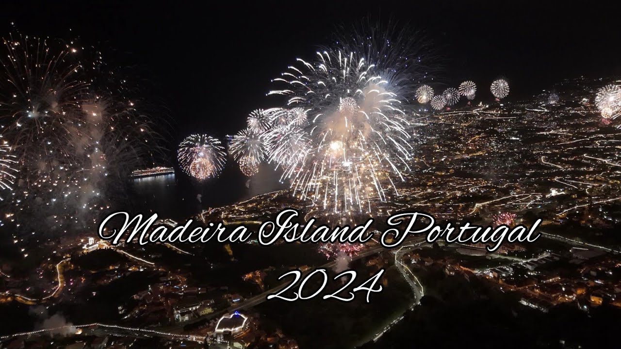 4K Portugal Madeira Island fireworks. 2024 #madeiraisland #travel.#fireworks.