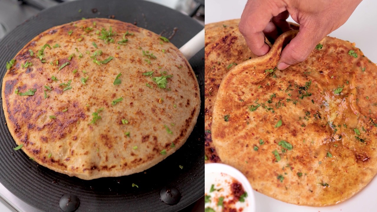 आलू पराठे की बिलकुल नयी रेसिपी, Peri Peri Aloo Paratha Street Style, Breakfast Recipe, Easy Recipe
