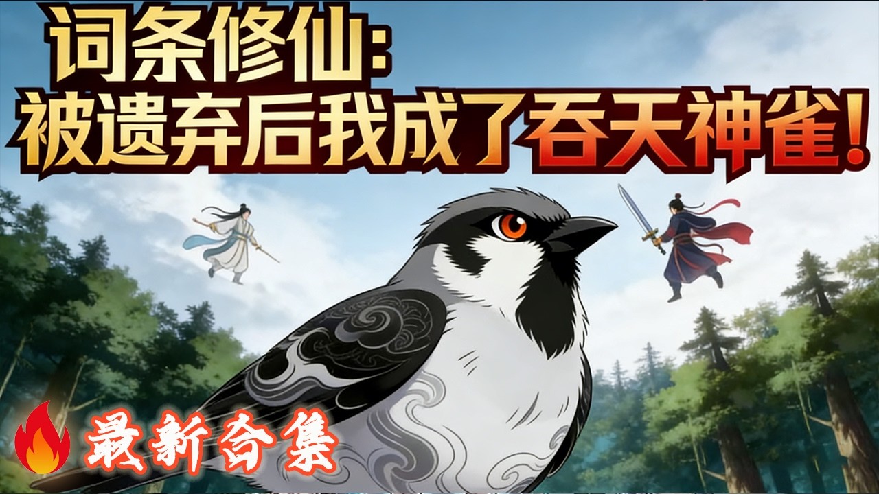 🔥《词条修仙：被遗弃后我成了吞天神雀！》第1~56集丨林柯穿越修仙世界成了一只神雀，觉醒吞噬大道辅助器，只要不停吞噬就能获得各种各样的词条，实力大涨！#热血动画集