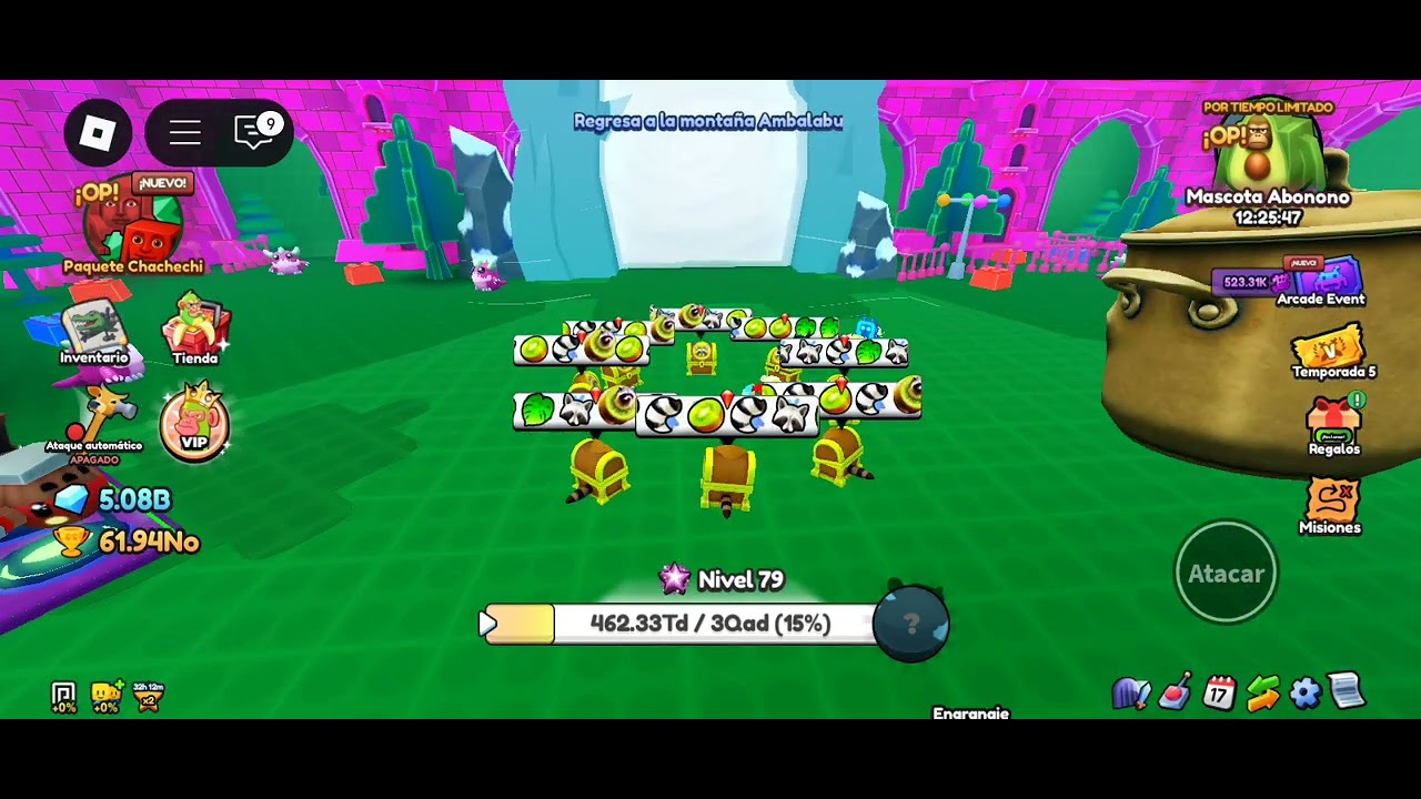 Abriendo lo que conseguí en el live  event