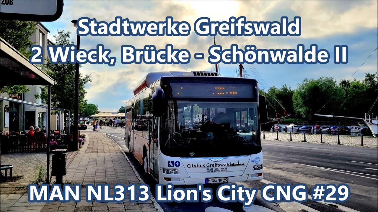 VBG Greifswald - Linie 2, MAN NL313 Lion's City CNG #29