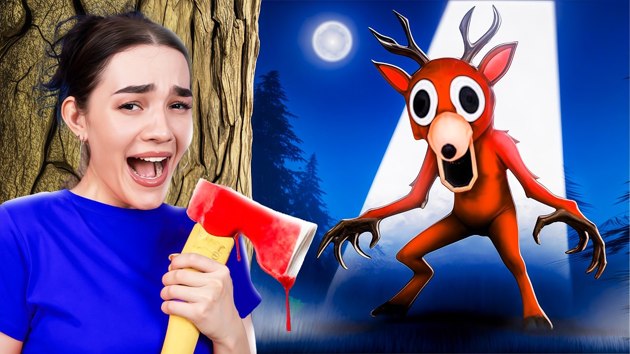 Supraviețuiesc 99 ZILE &icirc;n pădurea blestemată &icirc;n ROBLOX!