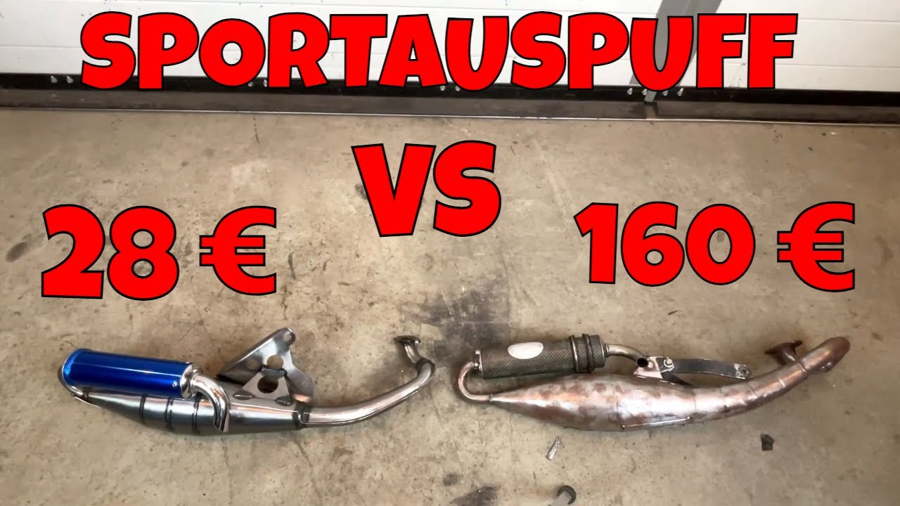 Teuer VS Billig Sportauspuff Racingauspuff für 28 € / Wir vergleichen für euch