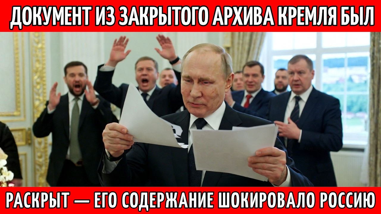 Документ из закрытого архива Кремля был раскрыт — его содержание шокировало Россию.
