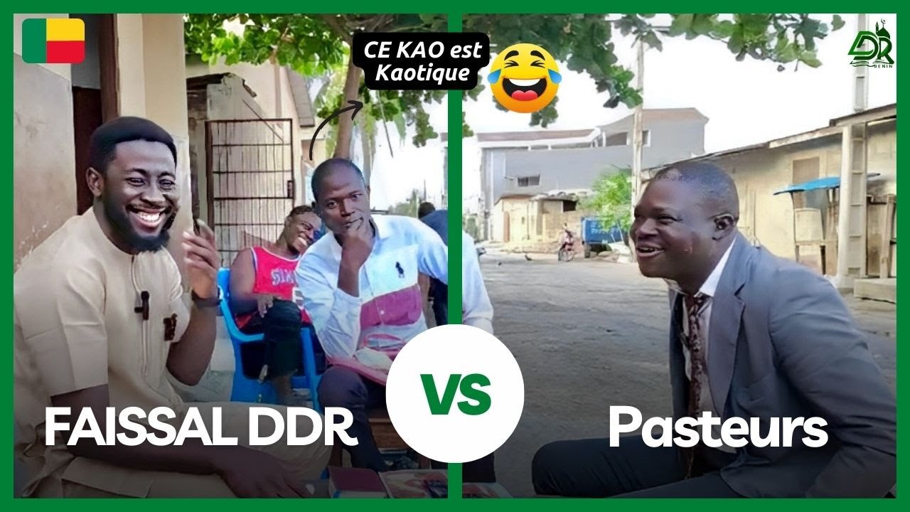 Son KAO le fait rire lui même 😂😂,FAISSAL DDR | PASTEUR | CORAN | BIBLE