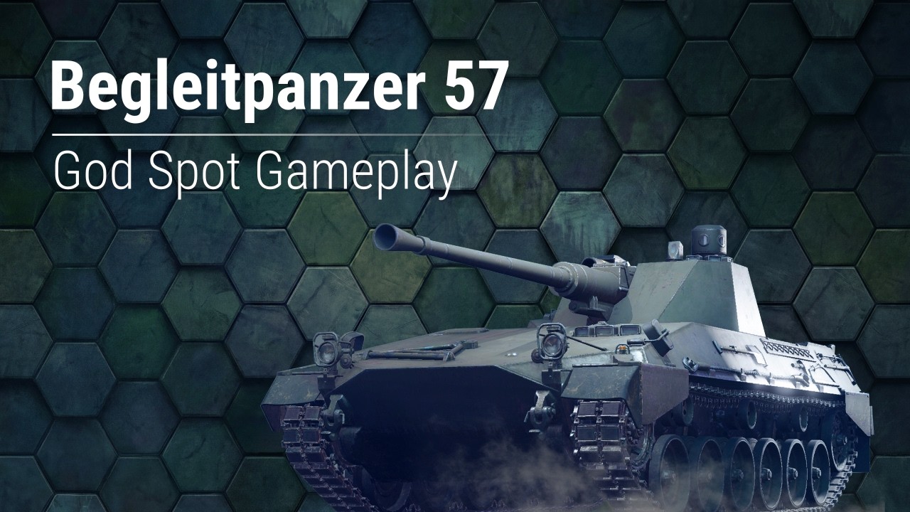 Begleitpanzer 57 Gameplay: 7K Damage from ONE SPOT! | WoT Console