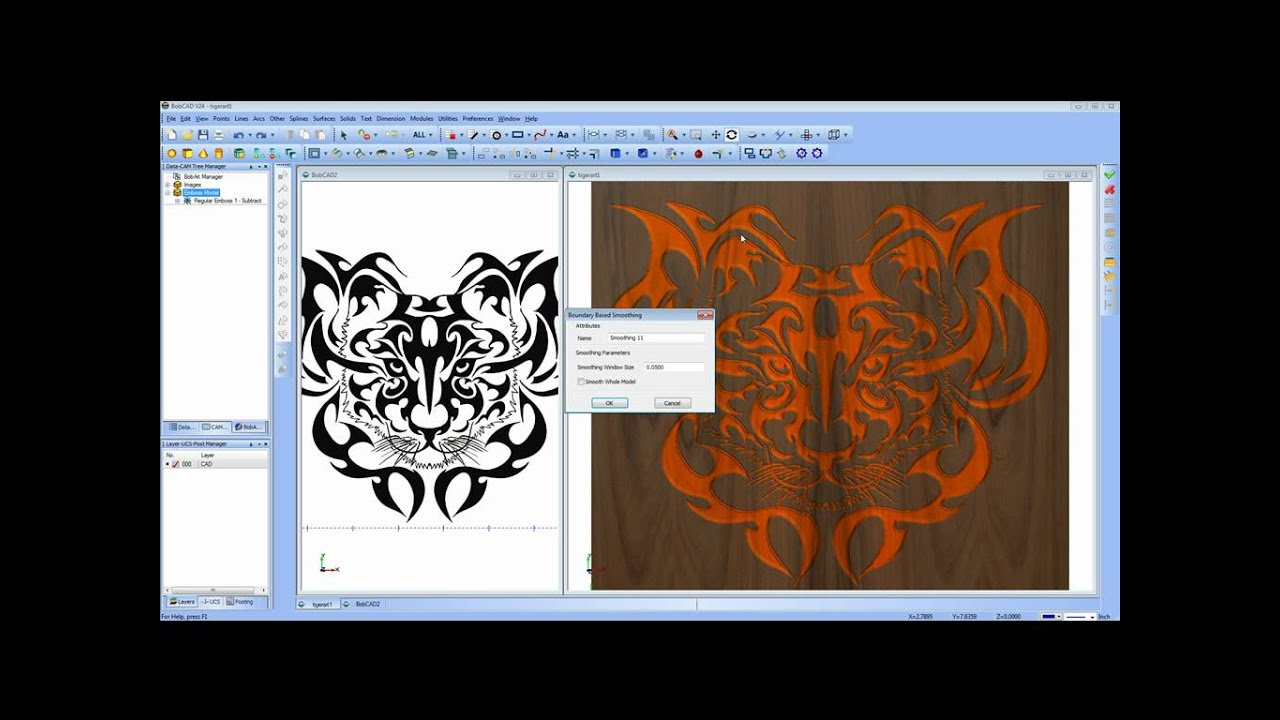 BobART Pro Smoothing Operation Example