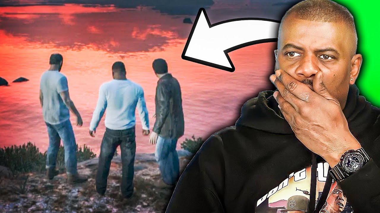 Lamar Voice Actor REACTS to GTA V Endings