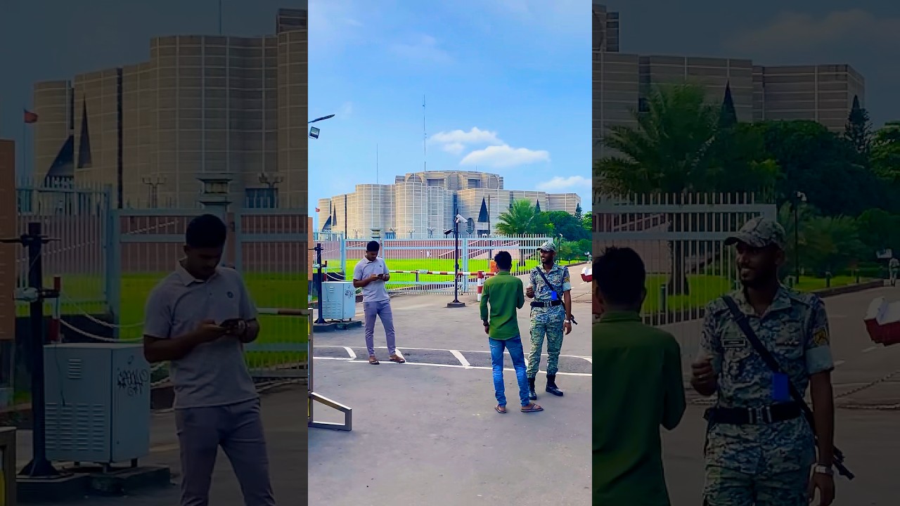 National Parliament House of Bangladesh! ❤️😍  #shorts #viral #trending