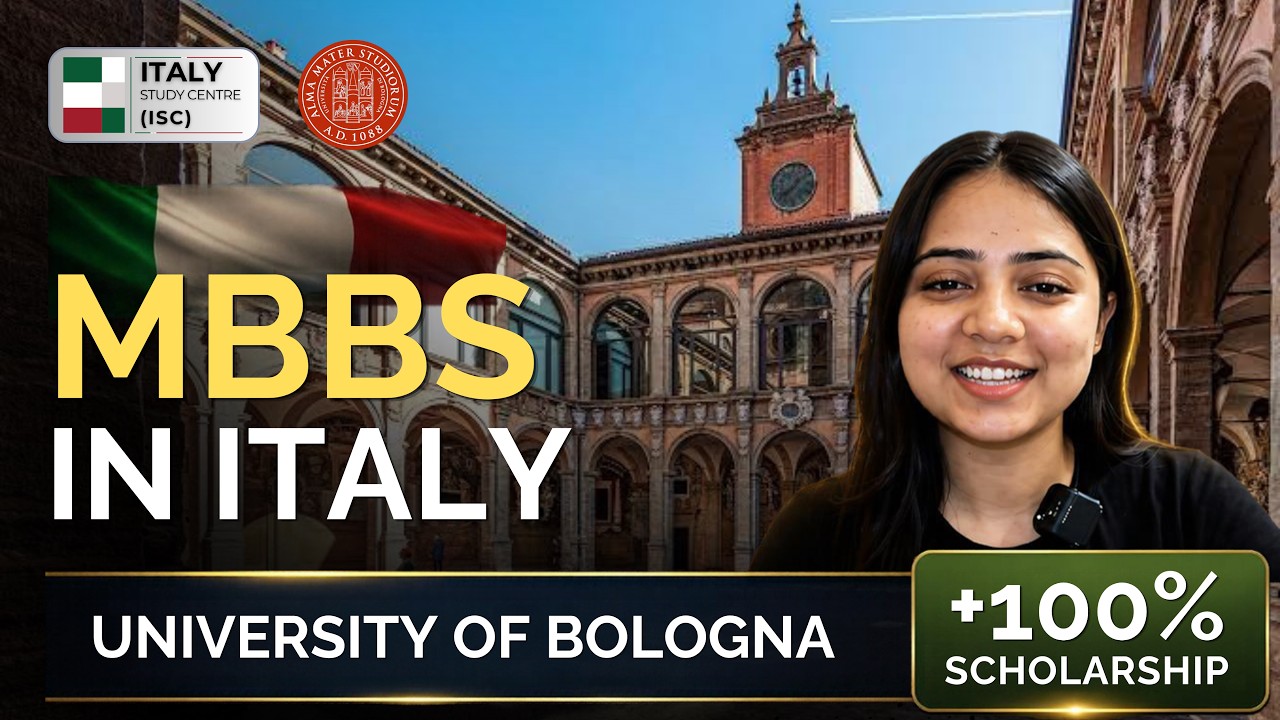 Study MBBS in Bologna, Italy 🇮🇹. Upto 100% Scholarship. MBBS in Europe. Italy VISA