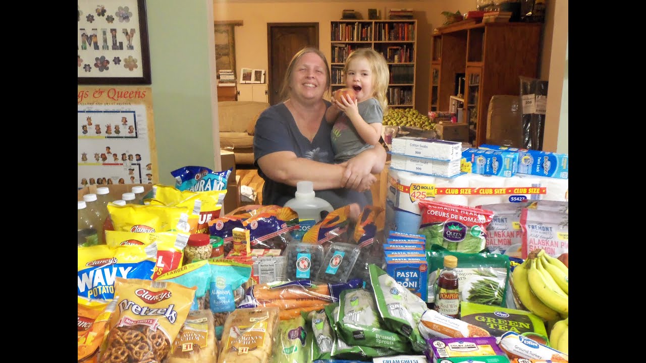 Once a Month Grocery Haul for Our LARGE FAMILY (August)