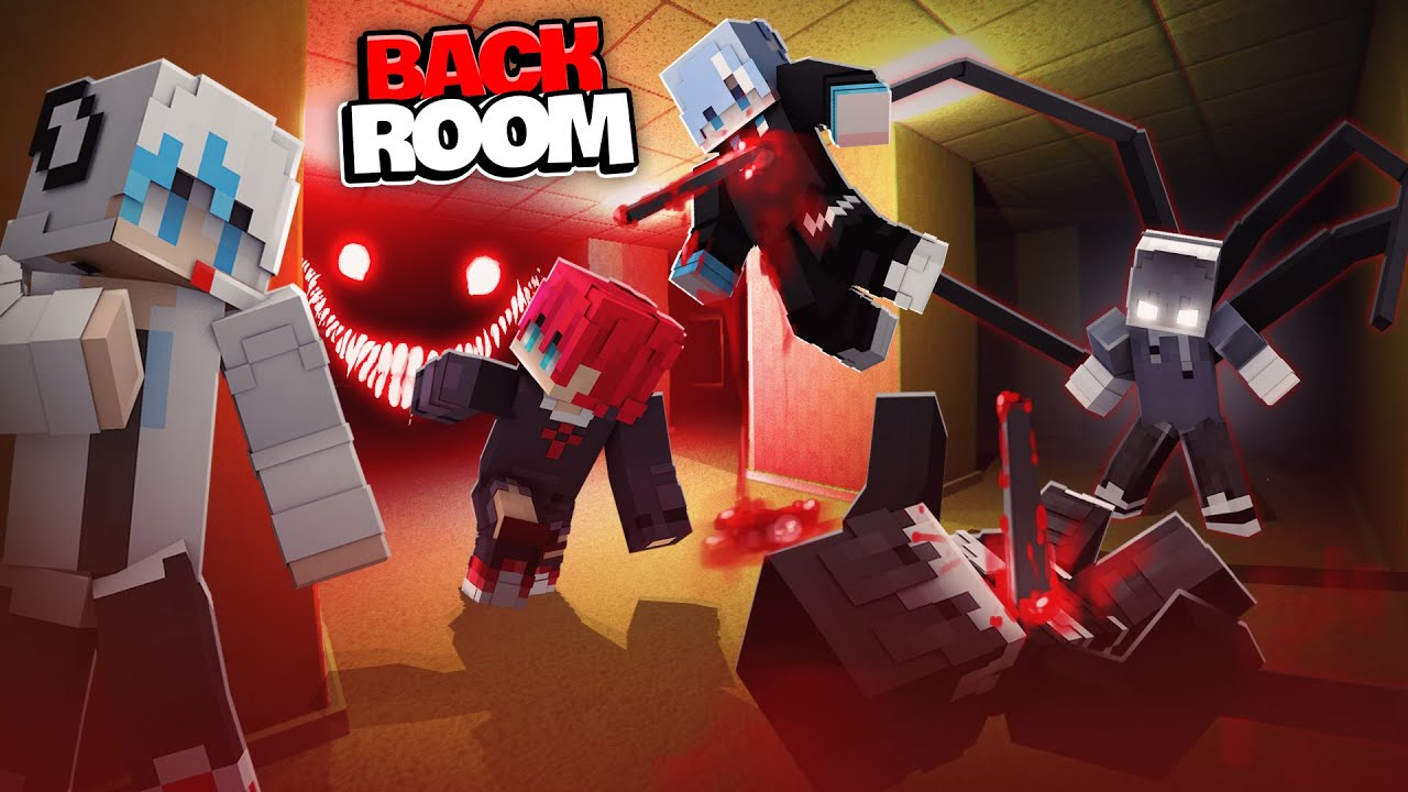 Mắc Kẹt Trong Backrooms Tôi Và Những Người Bạn Tìm Cách Thoát Ra Minecraft