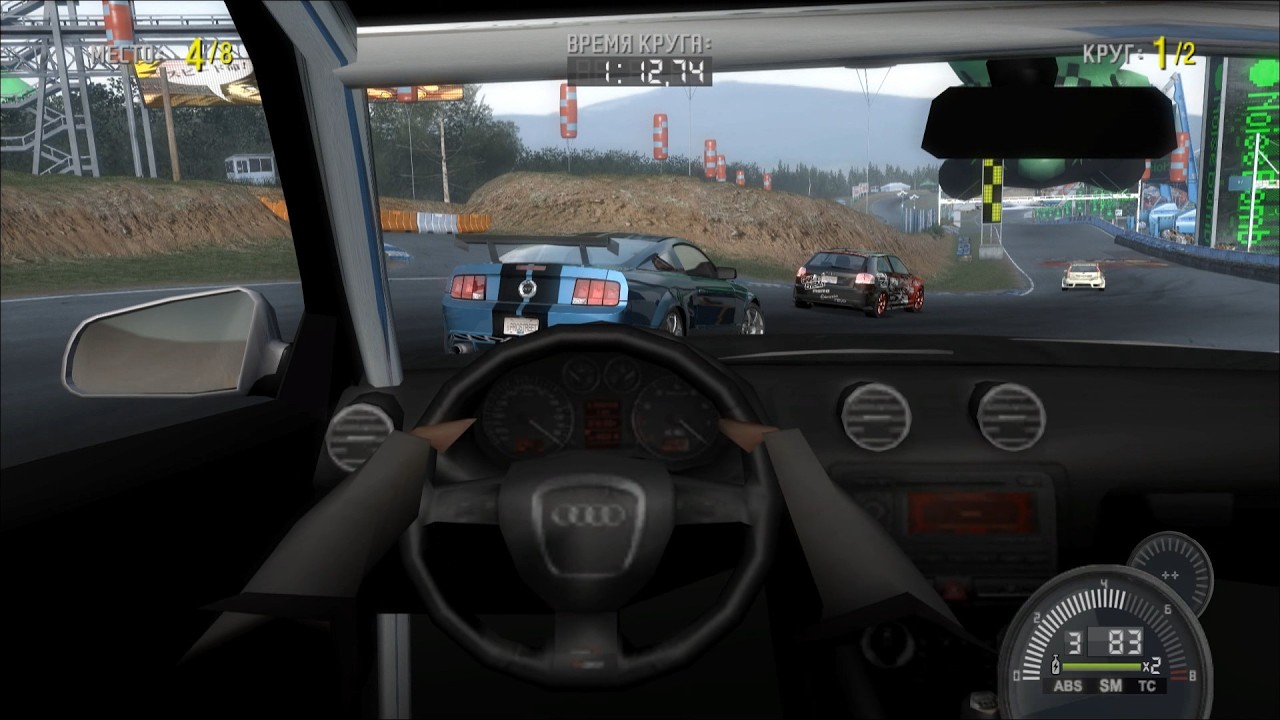 Need for Speed ProStreet Cockpit view Race10
