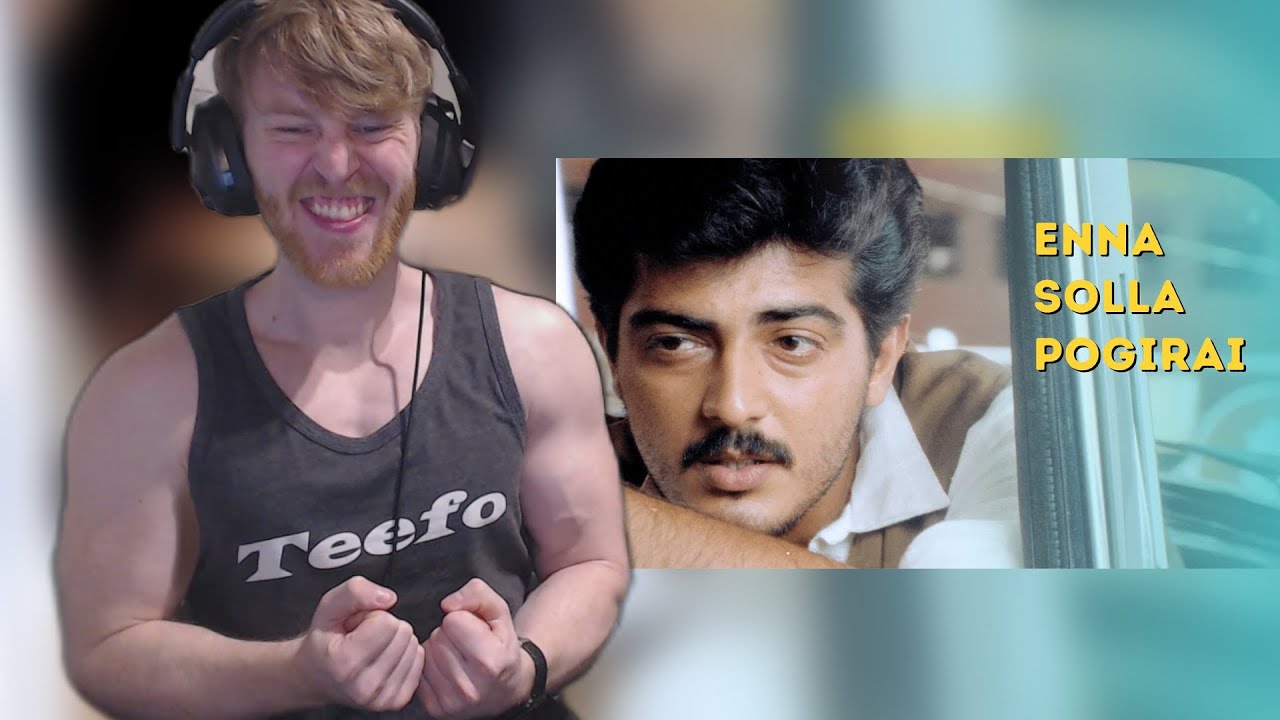 Enna Solla Pogirai Song | Ajith Kumar x AR Rahman |Kandukondain Kandukondain • Reaction By Foreigner