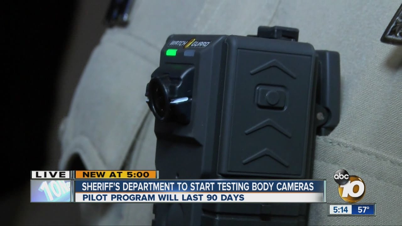San Diego Sheriff's Department to start testing body cameras
