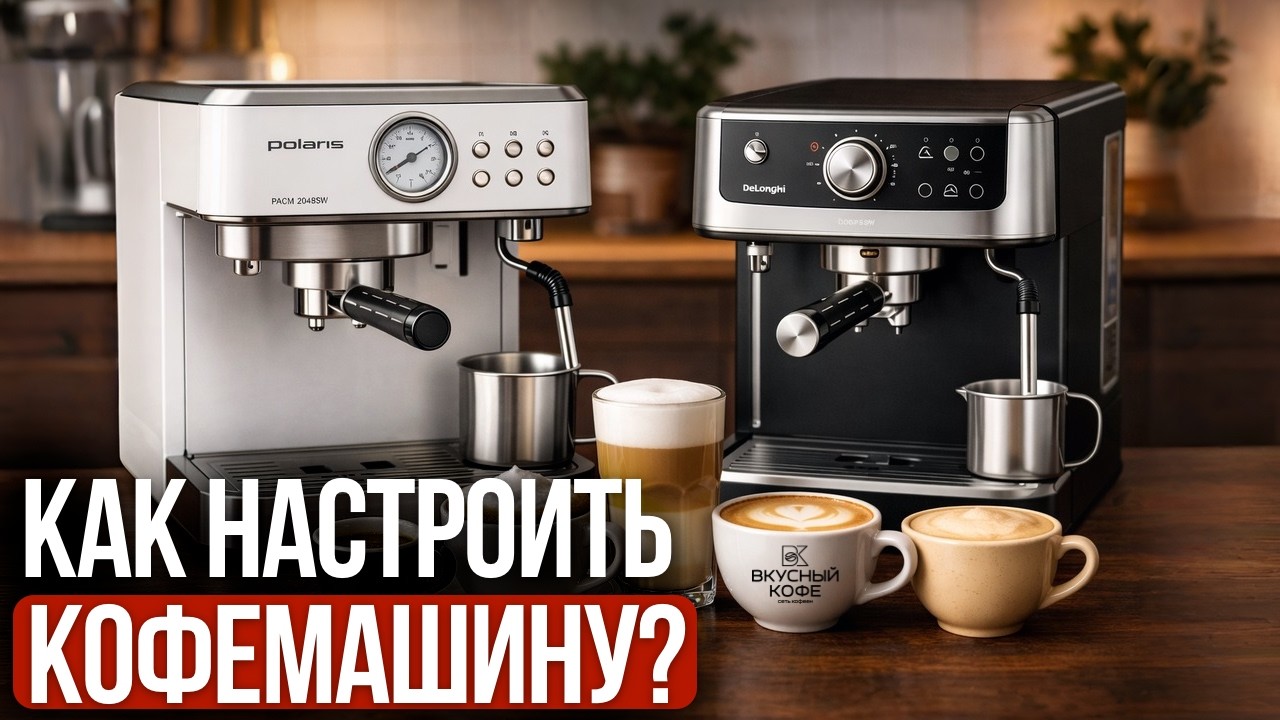 Как самостоятельно настроить автоматическую кофемашину. 3 Параметра = Вкусный Кофе!
