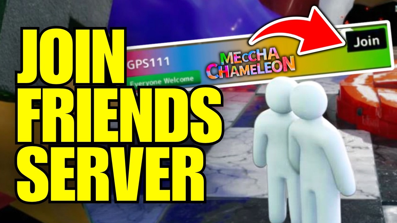 Как играть в Meccha Chameleon с друзьями (присоединиться к серверу друга)