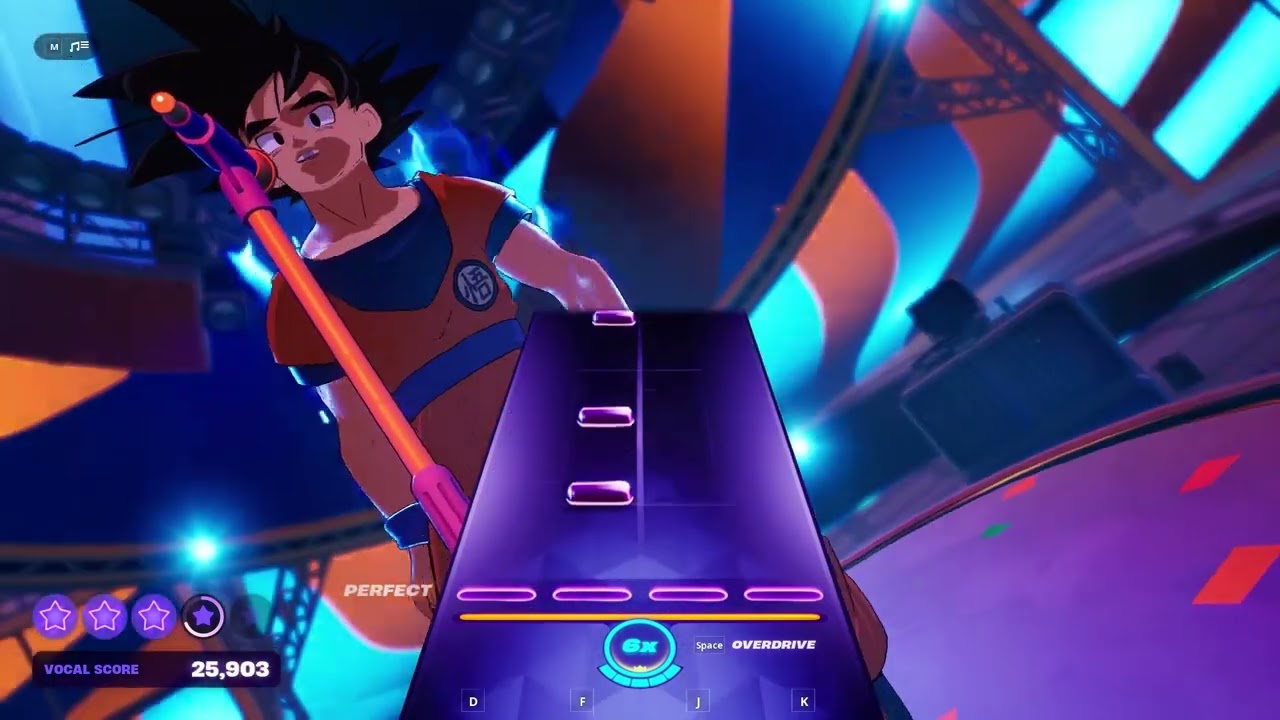 Goku Performs Save Your Tears in Fortnite (REAL)