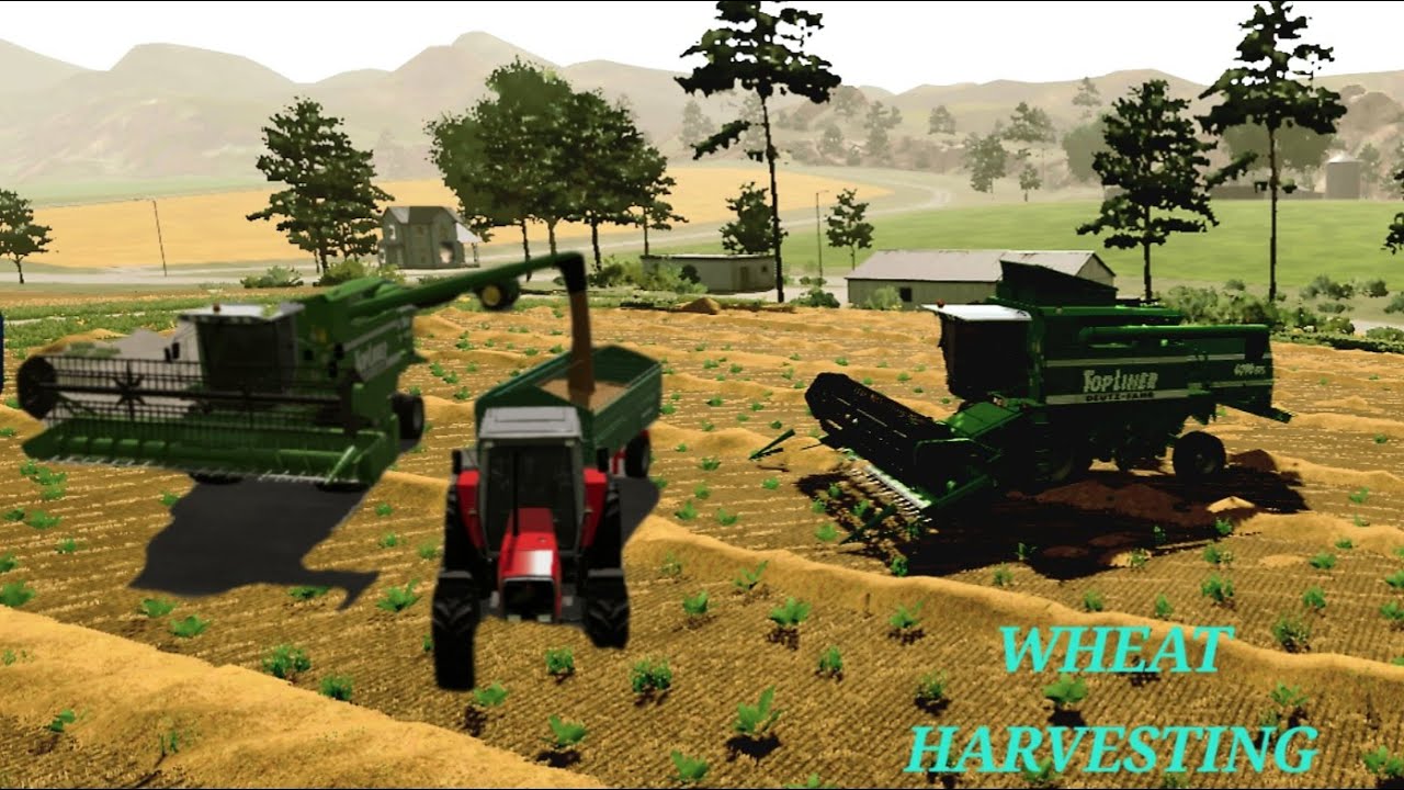 FIRST EARNING $7216 | HARVESTING MY FIRST CROPS| FARMING SIMULATOR 23|