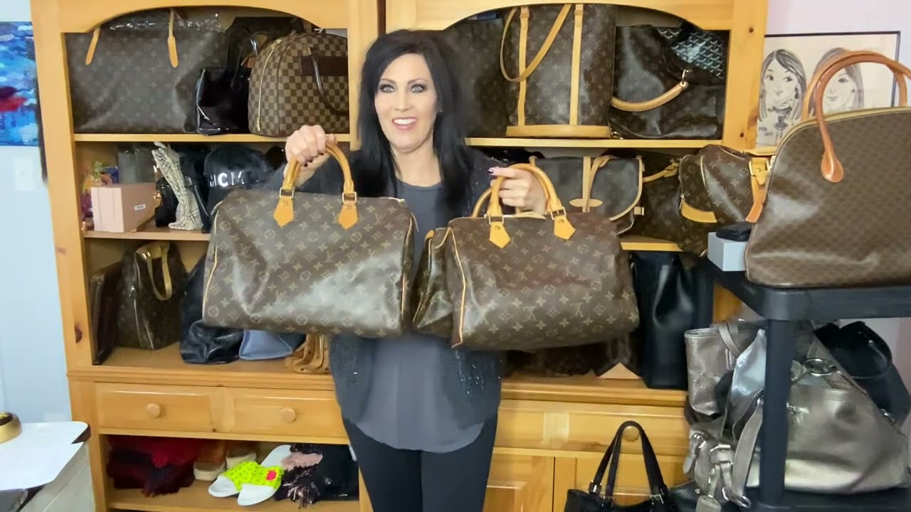 ❤️COMPARISON - Louis Vuitton Speedy 25, 30, 35 & 40 -the whole family!