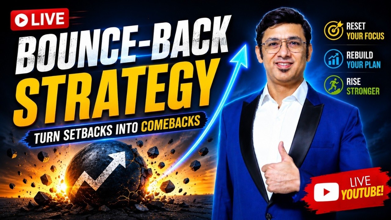 LIVE 🔴 Don't Quit Yet! Your Bounce-Back Strategy Starts Here | CA Ashish Kalra | IGP Institute #live