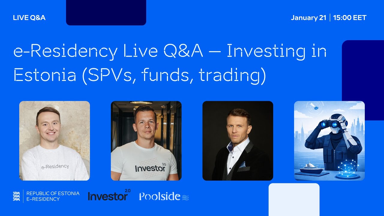 E-Residency Live Q&A – webinar in french (18 February 2026)