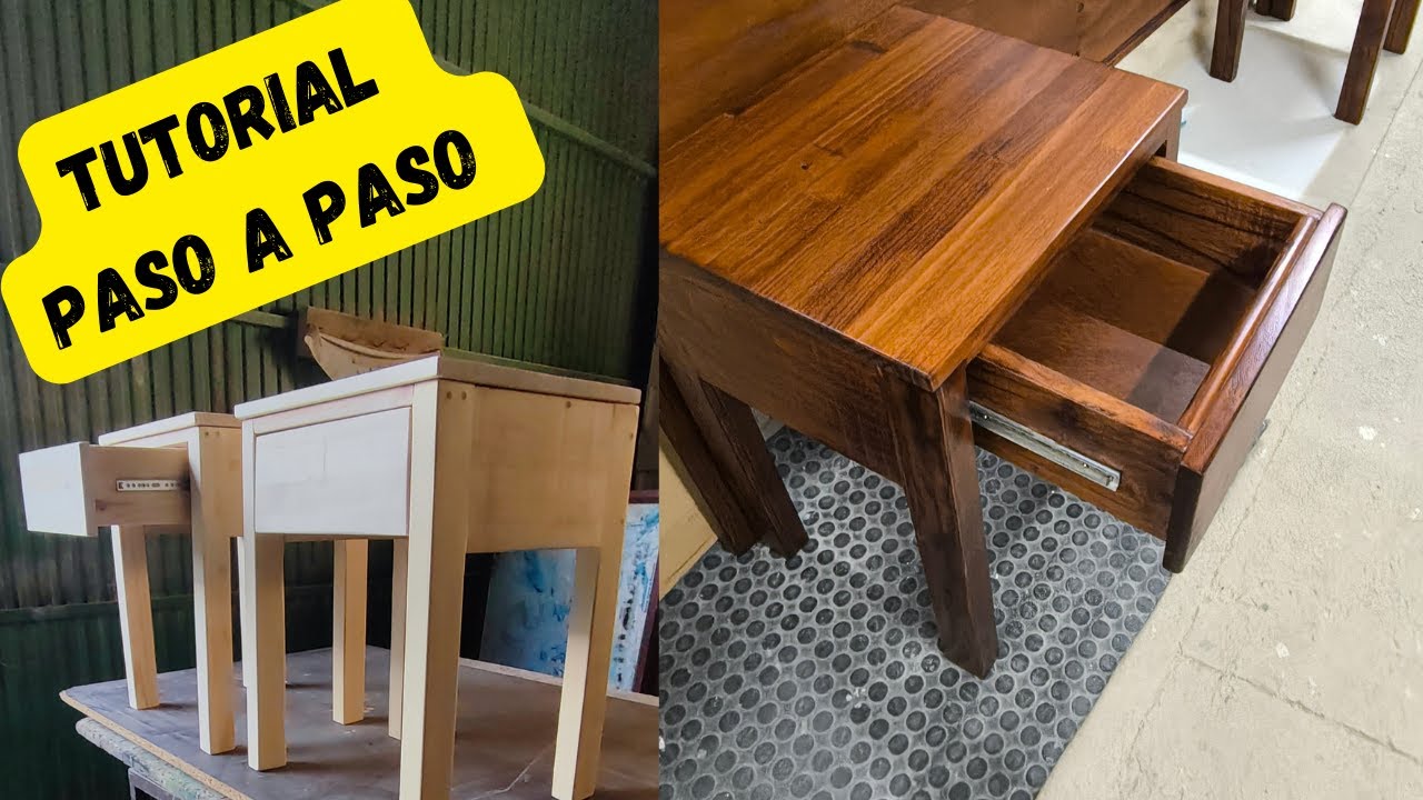 💥CÓMO hacer MESITA NOCHE ( paso a paso TUTORIAL ) DIY FACIL -RÁPIDO Y MUY €€€ 👍