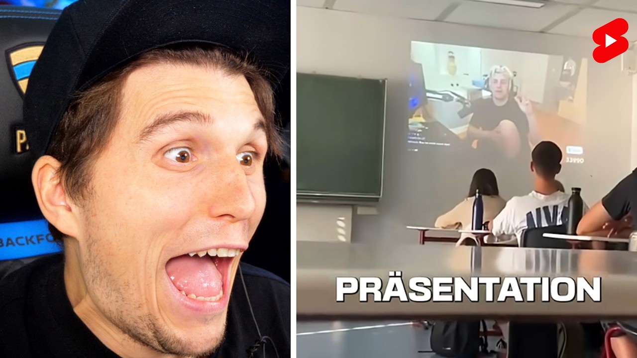 Paluten guckt Shorts bis Papaplatte in der Schule zu sehen ist