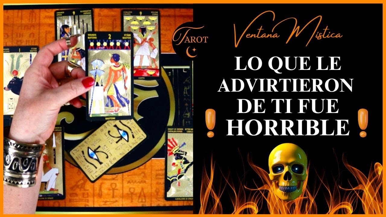⚠️PREPARATE⚠️LO QUE TIENE QUE DECIRTE ES HORRIBLE😨‼️LE ADVIRTIERON DE TI Y NO QUISO ESCUCHAR‼️TAROT🧡
