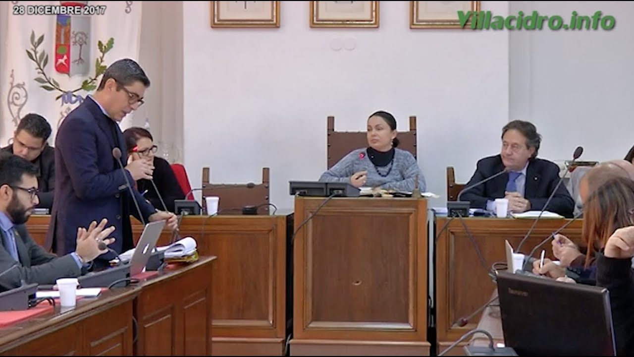 CONSIGLIO COMUNALE VILLACIDRO - 28 DICEMBRE 2017
