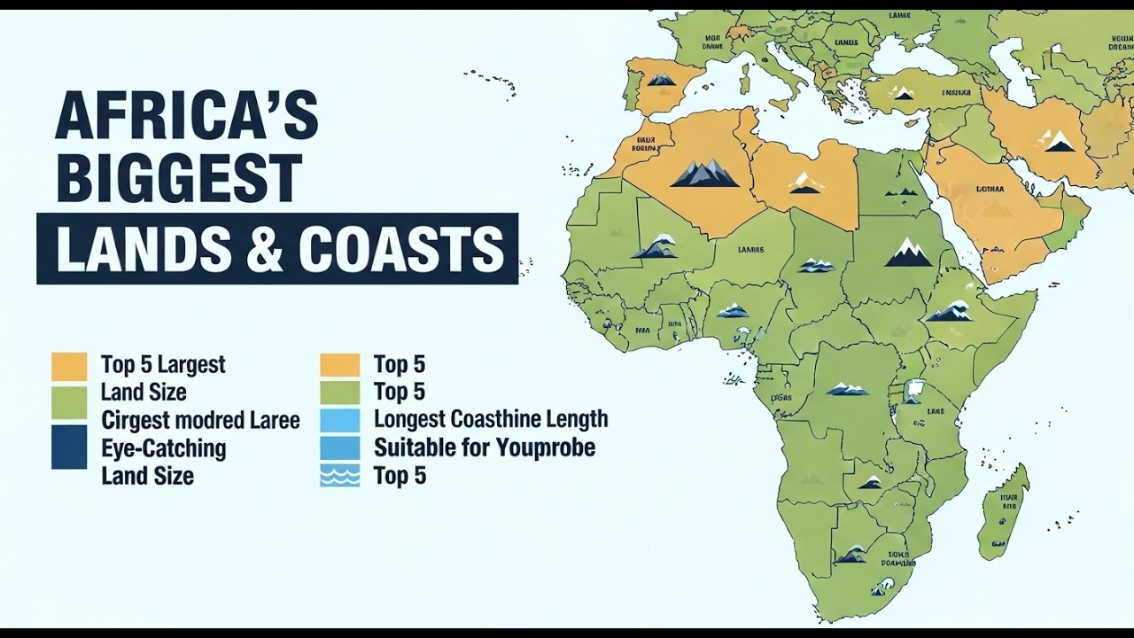 Which African Countries Have the Largest Land & Coastlines