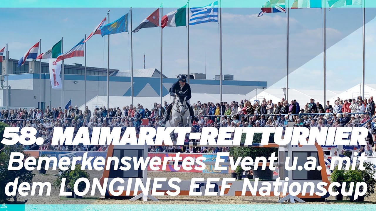 58. Maimarkt-Reitturnier - ein Traumevent in Mannheim: u.a. mit dem Longines EEF Nationscup