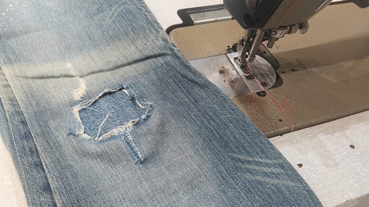 COMO COLOCAR REMENDO EM CALÇA JEANS | DICAS DE COSTURA